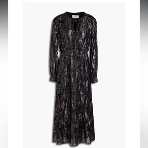 Ba&sh black/metallic dress - size small